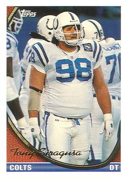 Tony Siragusa Indianapolis Colts 1994 Topps NFL #416